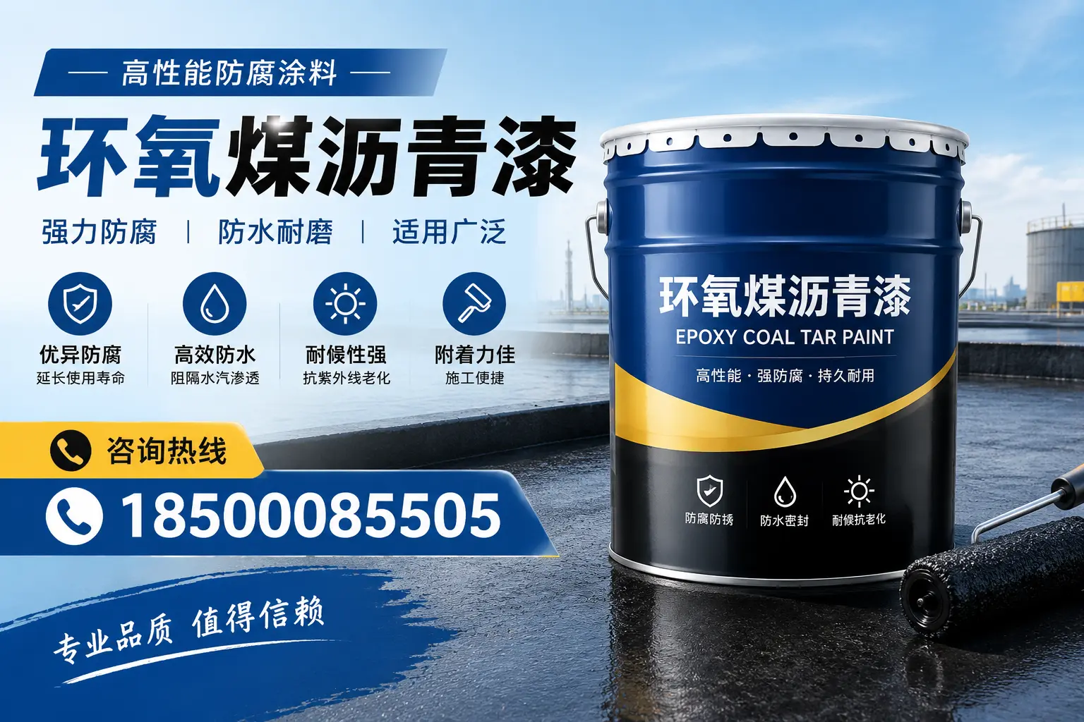 环氧煤沥青漆的主要成分与功能，东方用户深度了解